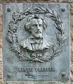 Hann. Münden: Bronzetafel Gustav Pressel