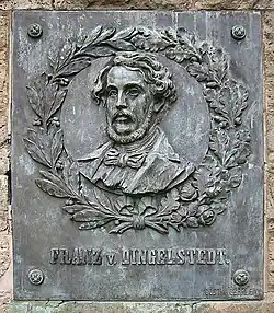 Hann. Münden: Bronzetafel Franz von Dingelstedt