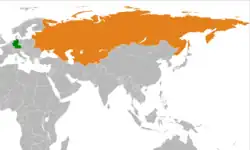 Lage von BRD und Sowjetunion