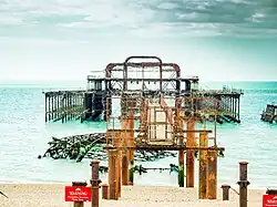 West Pier, Brighton im August 2008