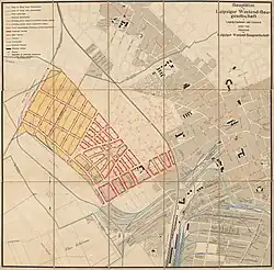 Bauplätze der Leipziger Westend-Baugesellschaft um 1910