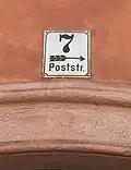 Hausnummer Poststraße