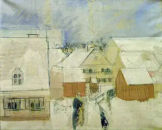 Batzenhofen im Winter, 1917