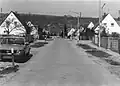 Westheimsiedlung vor der Straßensanierung durch das Tiefbauamt im Jahre 1981