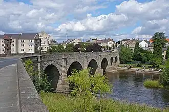 Der Fluss Wharfe in Wetherby