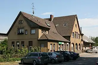Das Empfangsgebäude von Wengern Ost in der Nordstraße in Wetter (Ruhr), 2011
