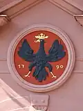 Wappen Wetzlars mit dem Reichsadler am alten Rathaus
