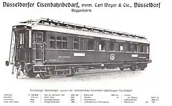 Speisewagen der ISG mit zweiachsigen Drehgestellen