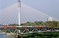 Bild eines voll gesprühten Zuges