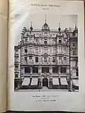 Haus Henniger in Berlin, Leipziger Str. 107, erbaut 1883, Architekten: Kayser & v. Grossheim. Architektonische Bilderbogen, Blatt 101.