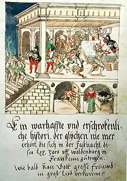 Fastnachtfest in Waldenburg 1570