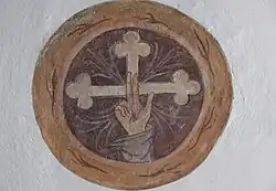 Weihekreuz und Hand Gottes