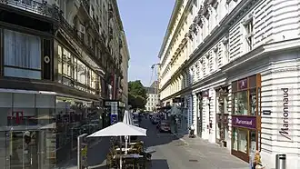 Von Kärntner Straße nach Westen