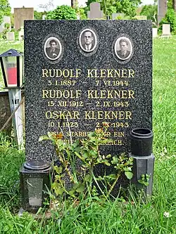 Grab von Oskar Klekner in Gruppe 40 im Wiener Zentralfriedhof