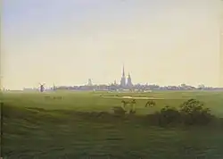 Caspar David Friedrich: Wiesen bei Greifswald, um 1820