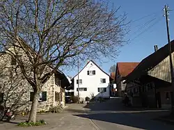 Abzweigung der Uerschhauser- von der Dorfstrasse