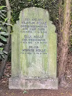 Ehrengrab des Essener Oberbürgermeisters Wilhelm Holle
