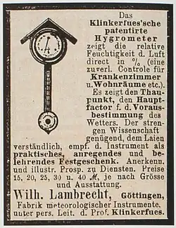 Bifilarhygrometer.