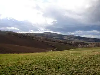 Wilisch vom Finckenfang bei Maxen aus gesehen