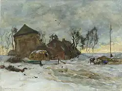 Willem de Zwart (1872/1931): Winterlandschaft, Rijksmuseum.