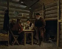 Miners Playing Cards, 1882