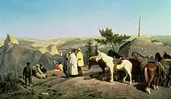 Yosemite Valley from Glacier Point, 1874[5]