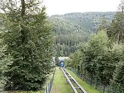 Blick von der Bergstation