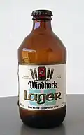 340 ml Flasche mit altem Logo, um 1985