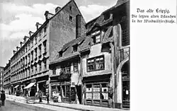 Die Windmühlenstraße um 1900