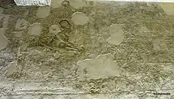 Echnaton und Nofretete im Grab-Relief „Fenster des Scheins“