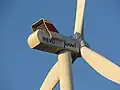 Nahaufnahme der Gondel einer Vestas V112-3.0MW