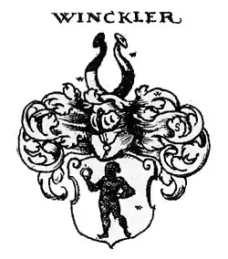 Das Wappen der Winkler bei Johann Siebmacher