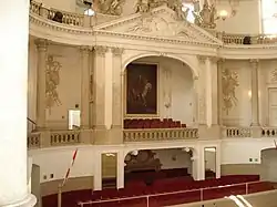 Ehem. Kaiserloge mit Bildnis Karl VI.