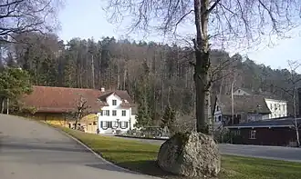 Ehemaliges Restaurant Im Wiesenthal vor dem Homberg