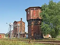 Wasserturm des Bahnbetriebswerks Wittenberge