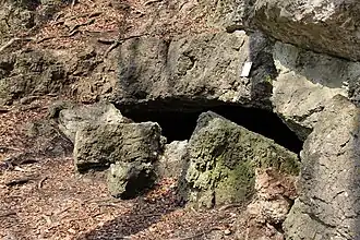 Witzenhöhle, Eingang