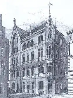 Köln, Wohn- und Geschäftshaus Breite Straße&nbsp;132 / St. Apern-Straße (1878)