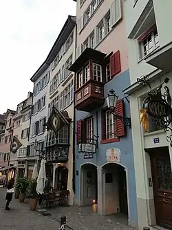 Wohnhaus Hans Georg Nägeli in der Augustinergasse 24 in Zürich