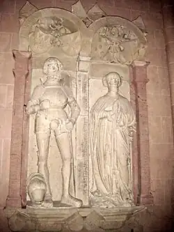 Doppelepitaph Wolfgang VI. von Dalberg und Gattin, Agnes von Sickingen