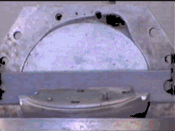 Man erkennt hier das unsymmetrische Steuerdiagram des Wolfhart-Kugelmotors (Dieses Video und die Textunterschrift wurden vom Erfinder in den Artikel eingefügt)