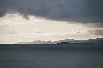 Wolken von der Ring of Beara her