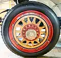 Holzspeichenrad Rolls-Royce 1909
