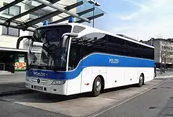 Mercedes-Benz Tourismo der 2.&nbsp;Generation der deutschen Bundespolizei