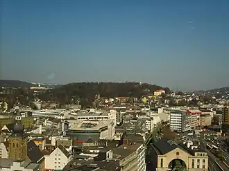 Der Hardtberg von Westen