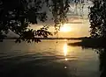 Sonnenuntergang bei Wurmsbach am Obersee