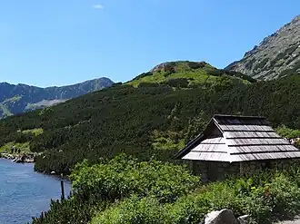 Blick vom Tal Dolina Pięciu Stawów Polskich