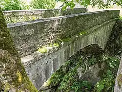 Schützenswerte Steinbogenbrücke von 1845 bei Wyler