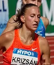 Auch Xénia Krizsán beendete den Wettkampf, nachdem sie im Weitsprung drei ungültige Sprünge produziert&nbsp;hatte