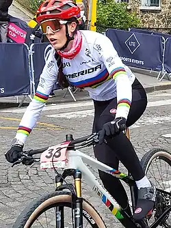 Gaia Tormena beim Weltcup-Rennen 2024 in Paris