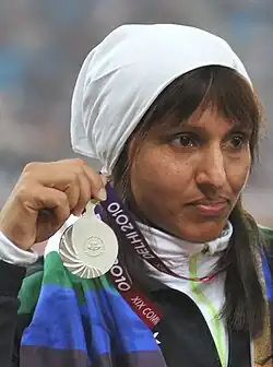 Harwant Kaur Rang zehn mit 56,49&nbsp;m